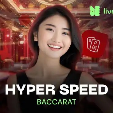 Play Hyper Speed Baccarat slot by Evolution on naobet-casino.it