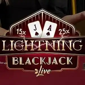 Lightning Blackjack casino game by Evolution – featured logo at NaoBet