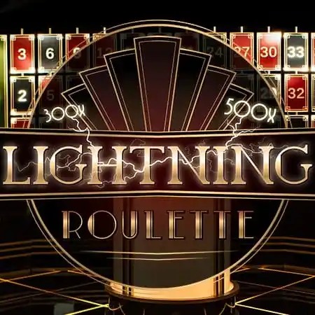 Lightning Roulette by Evolution, showcased at naobet-casino.it – game logo